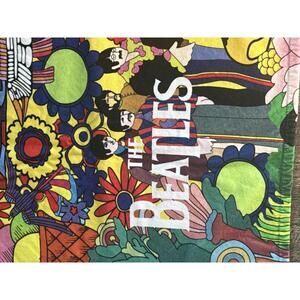 Y2K Vintage The Beatles Psychedelic Yellow Submarine Beach pool Towel  Slowtide